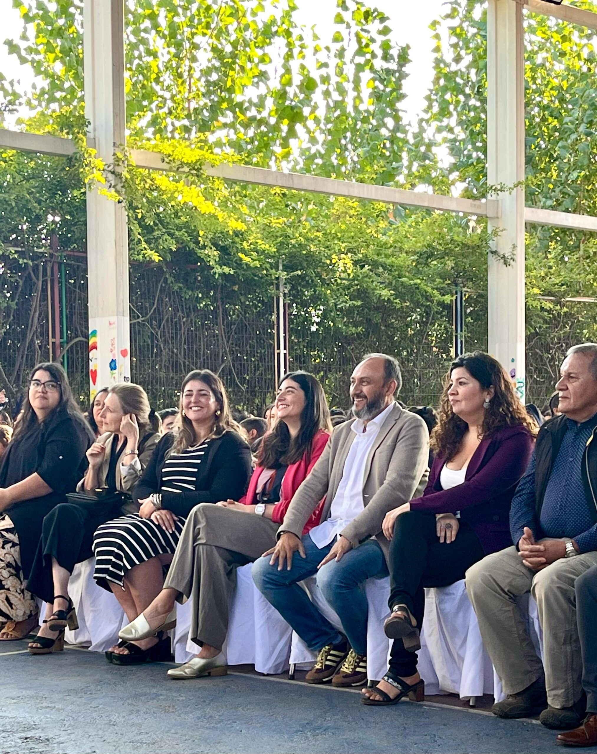 Director del SLEP Los Andes presente en la inauguración del año escolar en Perfecto de la Fuente