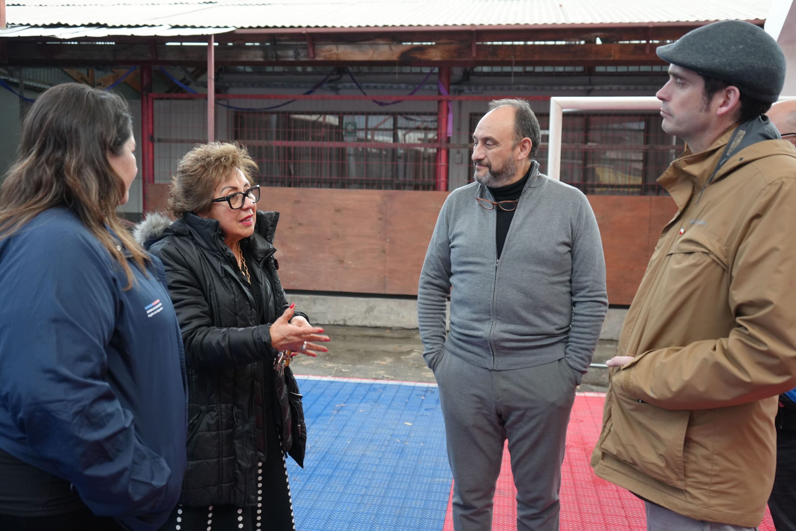 Director (s) de la Dirección de Educación Pública recorre establecimientos del SLEP Los Andes tras el sistema frontal